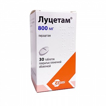 Луцетам MEDICINES Lucetam tablets 800mg x 30