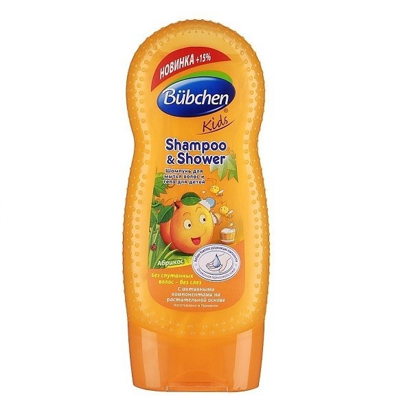 Бюбхен FOR KIDS Bübchen Shampoo Apricot, 230ml