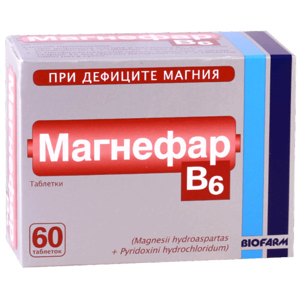 Магнефар MEDICINES Magnefar-B6 tab N60