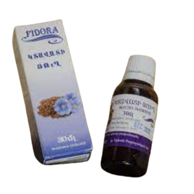 Льняное MEDICINES Linseed oil 30ml Fidora