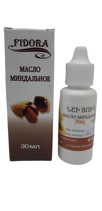 Миндальное MEDICINES Almond oil 30ml Fidora