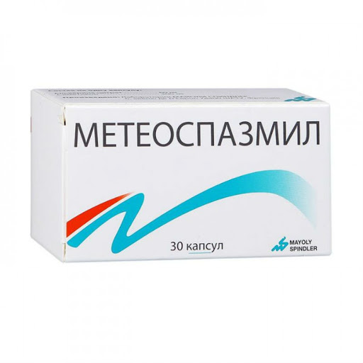 Метеоспазмил MEDICINES Meteospasmil capsules 60mg/300mg x 30