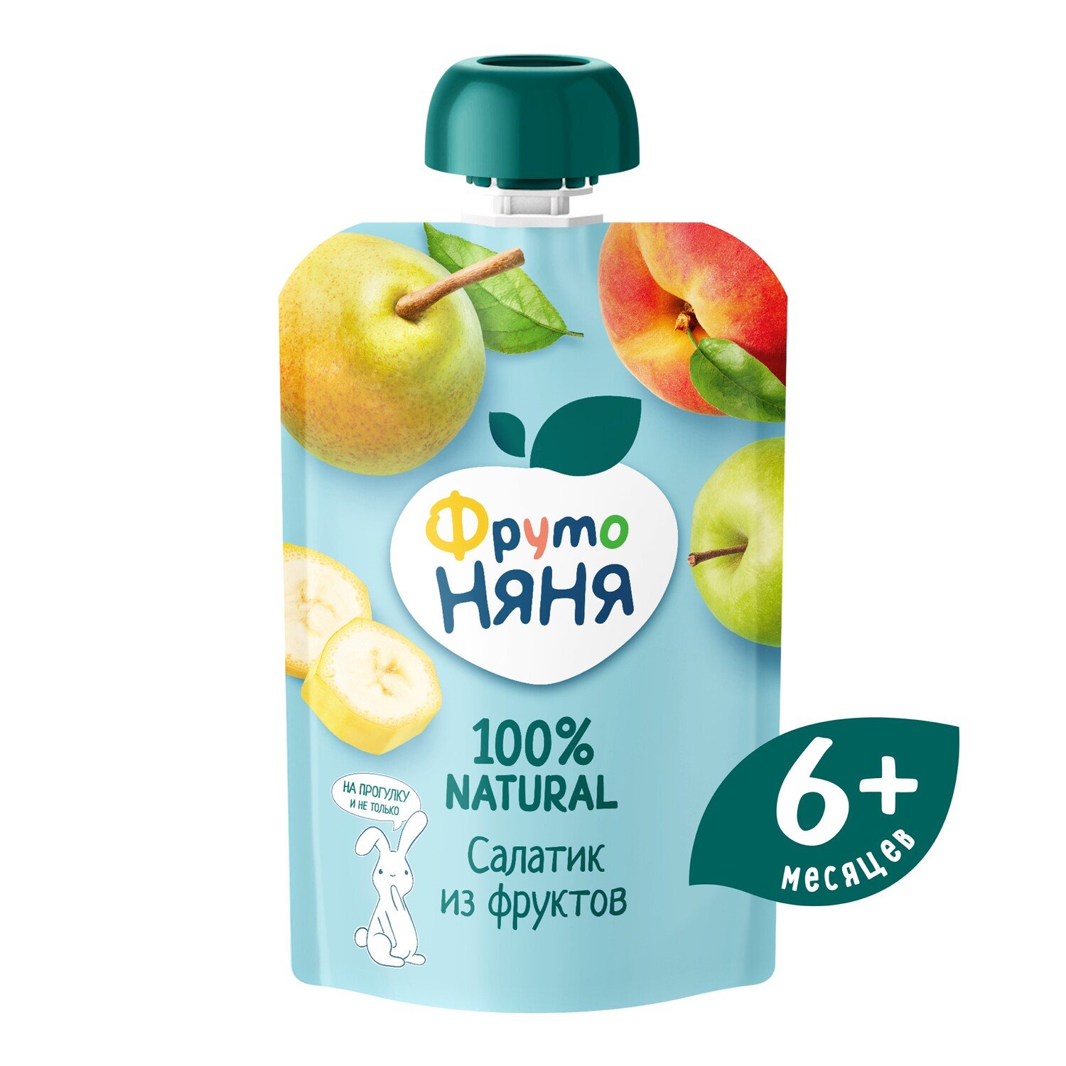 Фруто FOR KIDS Fruto Nyanya fruit salad puree 6+ months 90g