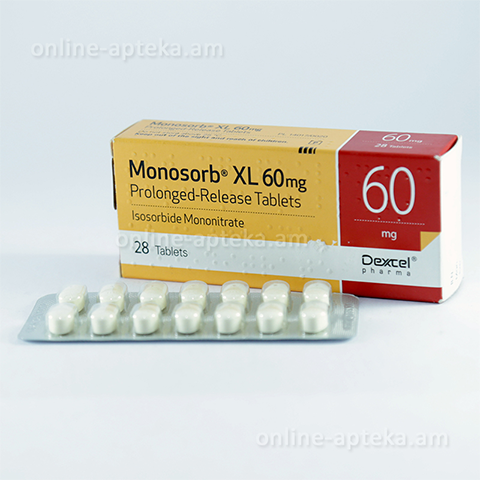 Моносорб MEDICINES Monosorb XL tablets 60mg x 28