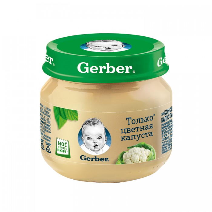 Гербер FOR KIDS Gerber cauliflower puree 4+ months 80g