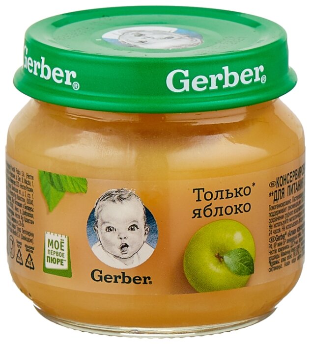 Гербер FOR KIDS Gerber apple puree 4+ months 80g