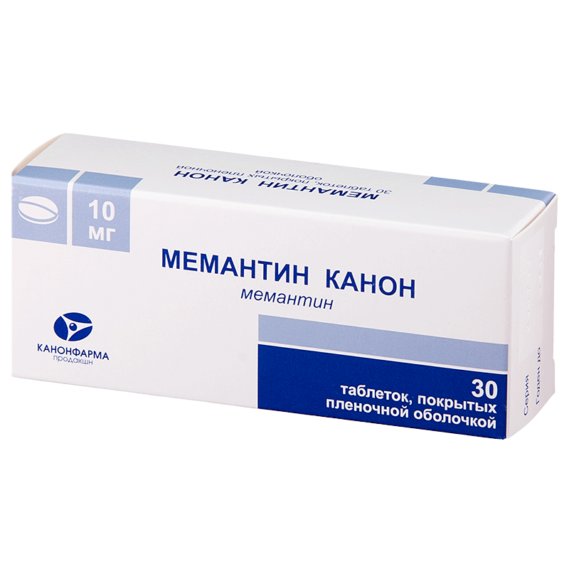 Мемантин MEDICINES Memantine-Canon tablets 10mg x 30