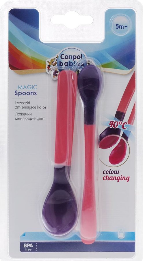 Канпол FOR KIDS Canpol Color changing spoons 2 pcs 4645