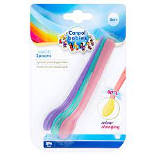 4650.Ложечки FOR KIDS Color changing spoons 3 pcs 4650