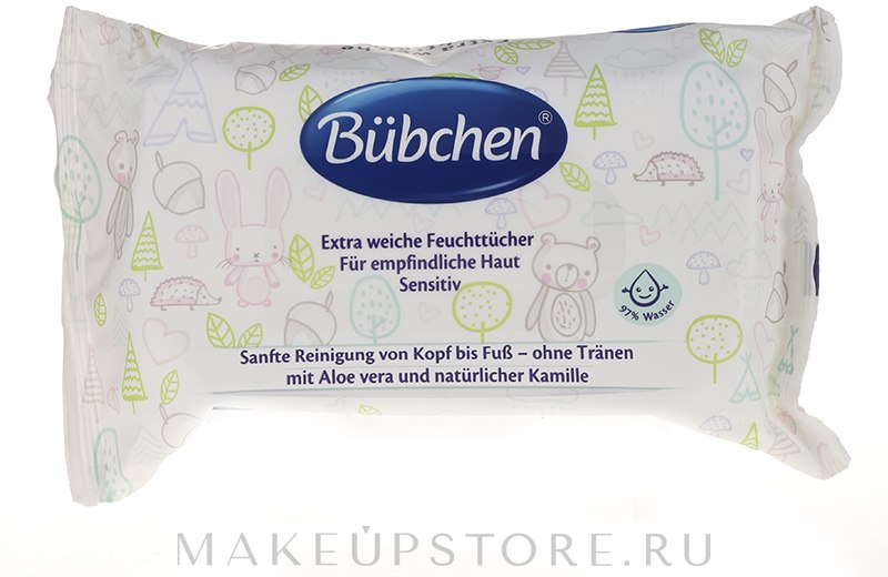 Бюбхен FOR KIDS Bubchen wet wipes 52pcs