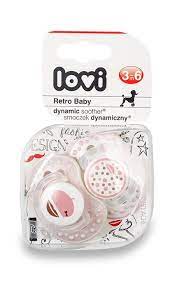 4425.Динамичная FOR KIDS Lovi silicone dynamic soother 3-6 months x 2 #4425