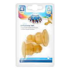 5580.Соска FOR KIDS Orthodontic latex nipple, porridge 2pcs 5580