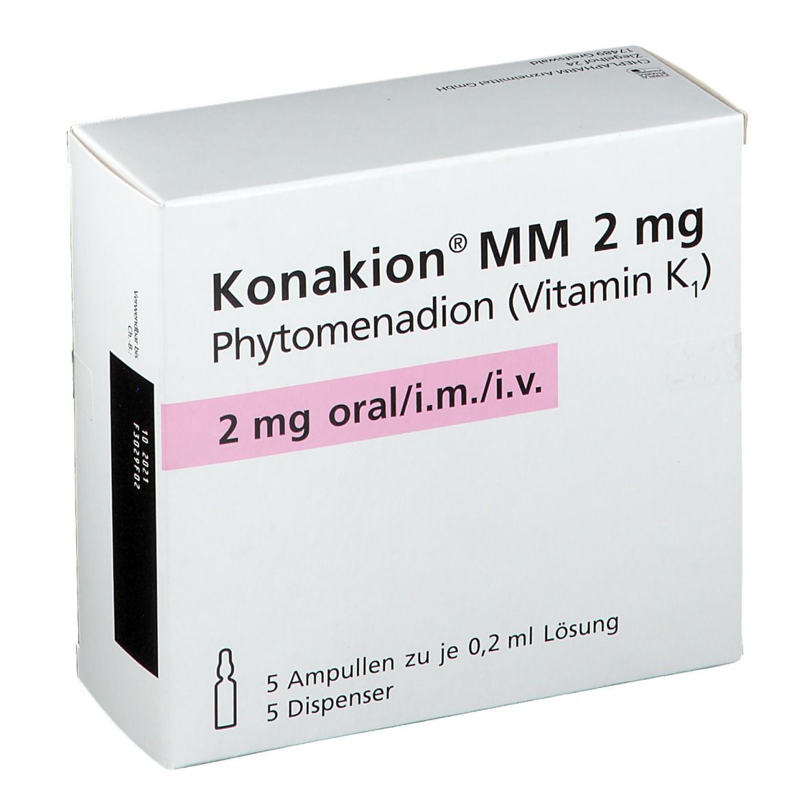 Конакион MEDICINES Konakion ampules 2mg/0,2ml x 5