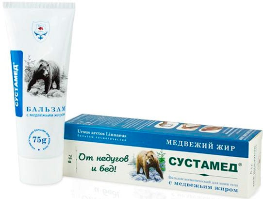 Медвежий MEDICINES Bear fat Sustamed cream-balm 75g