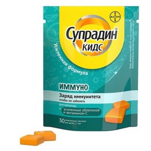 Супрадин MEDICINES Supradin kids immuno for children chewable lozenges N30