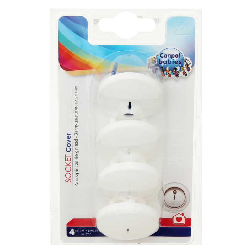 4530.Заглушка FOR KIDS Canpol babies socket covers #4530