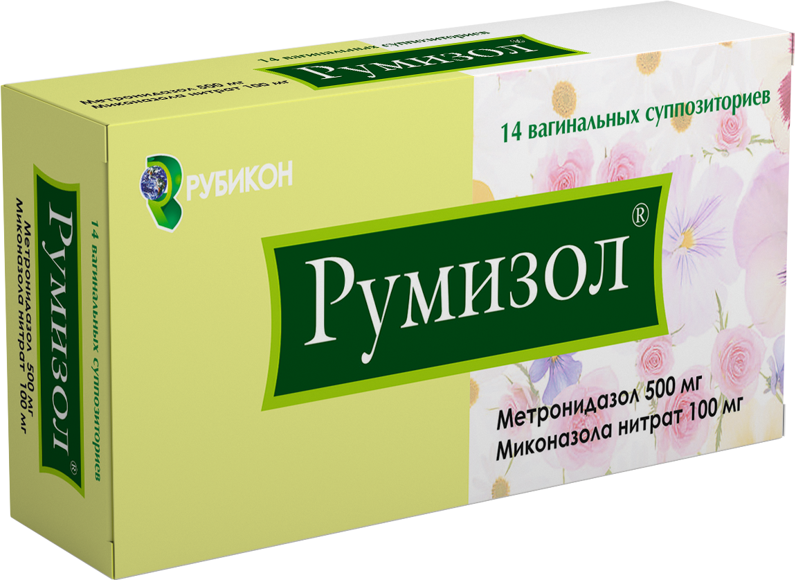 Румизол MEDICINES Rumizol vaginal suppositories 500mg/100mg N14