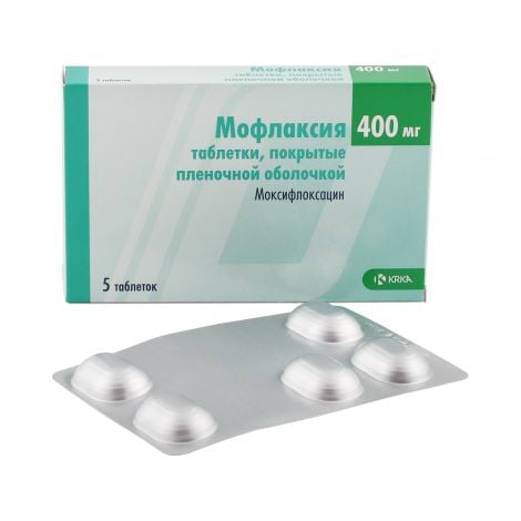 Мофлаксия MEDICINES Moflaxia tablets 400mg x 5