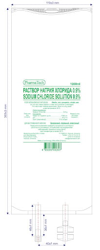 Натрия MEDICINES Sodium Chloride solution 0,9% 1000ml