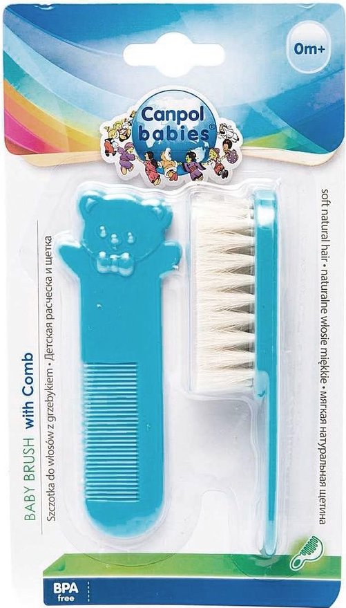 Канпол FOR KIDS Canpol Comb and hair brush (with soft bristles) 5930