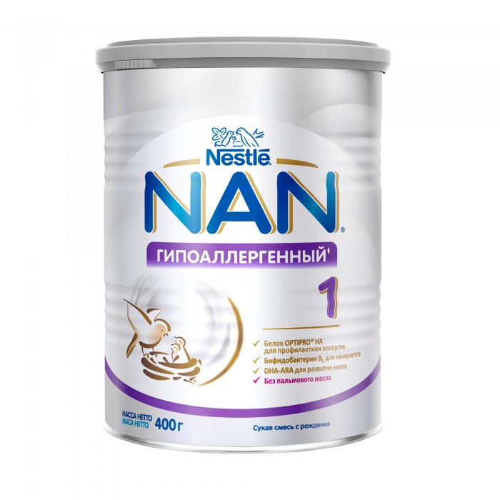 НАН FOR KIDS NAN hypoallergenic 1 from 0, 400g