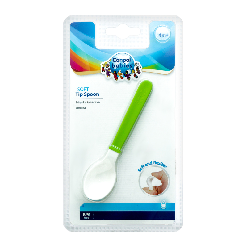 Канпол FOR KIDS Canpol Feeding Spoon with Soft Spout 4635