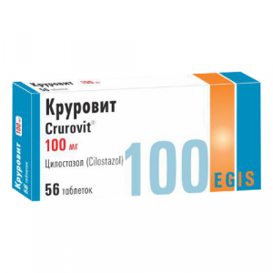 Круровит MEDICINES Krurovit Cilostazol tablets 100mg x 56
