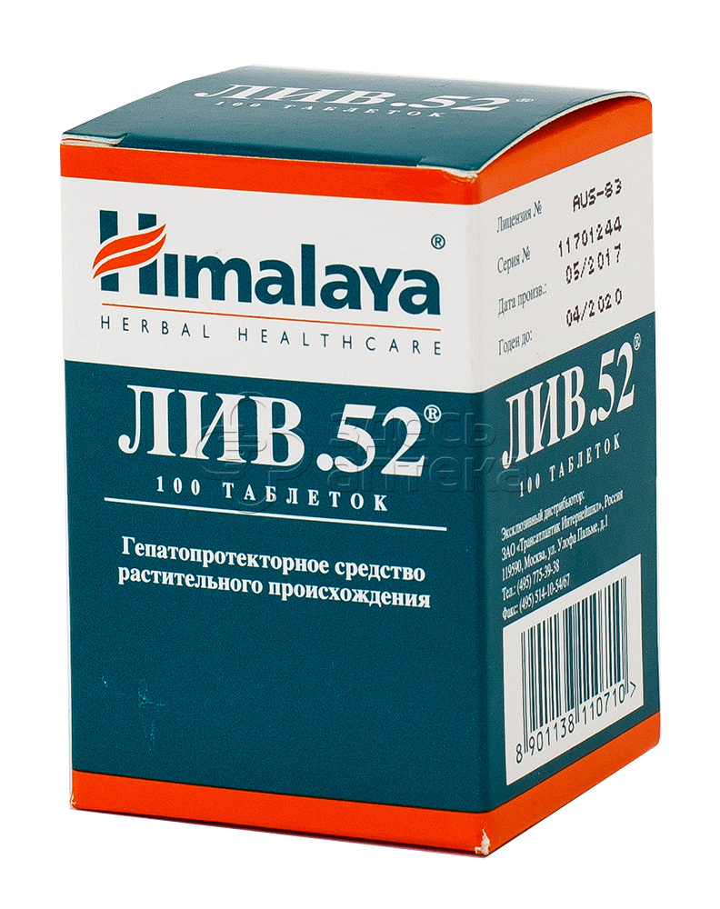 Лив MEDICINES Liv-52 tab N100