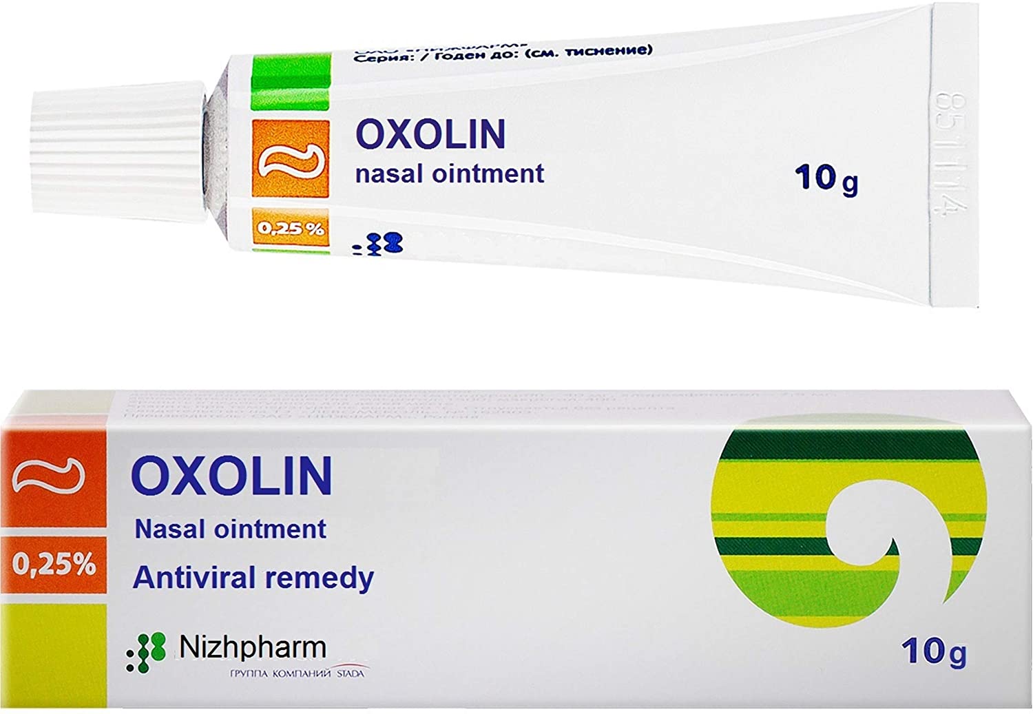 Мазь MEDICINES Oxolin ointment 0,25% 10g Nizhpharm