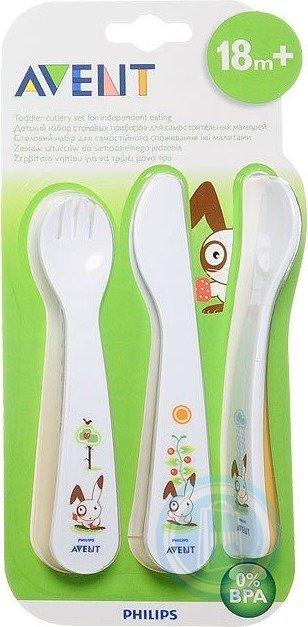 Авент FOR KIDS Avent spoon, fork and knife set 18+ months #714/00