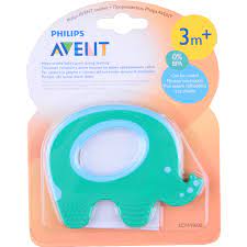 Авент FOR KIDS Avent Teether Elephant 3months+ 199/00