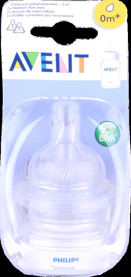 Авент FOR KIDS Avent bottle nipple with 1 hole #631/27