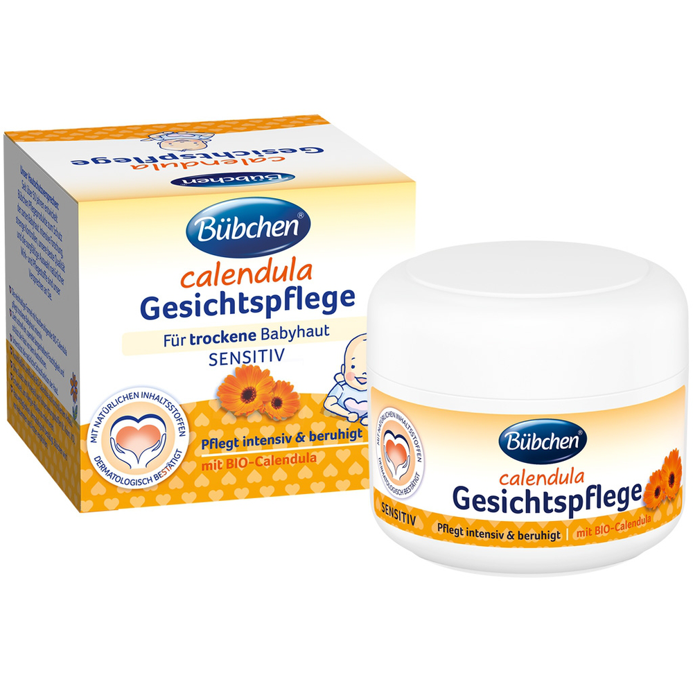 Бюбхен FOR KIDS Bubchen face cream Calendula, 75ml