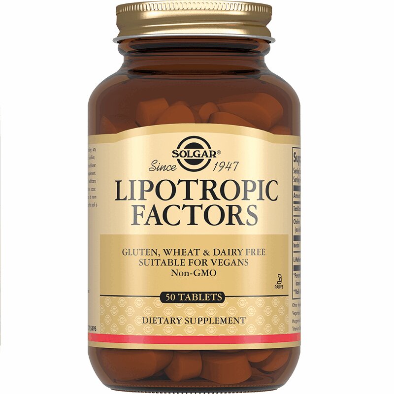 Липотропный MEDICINES Lipotropic factors tablets x 50 Solgar