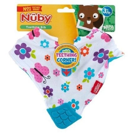 Нуби FOR KIDS Nuby bib+ bandana + teether 4290