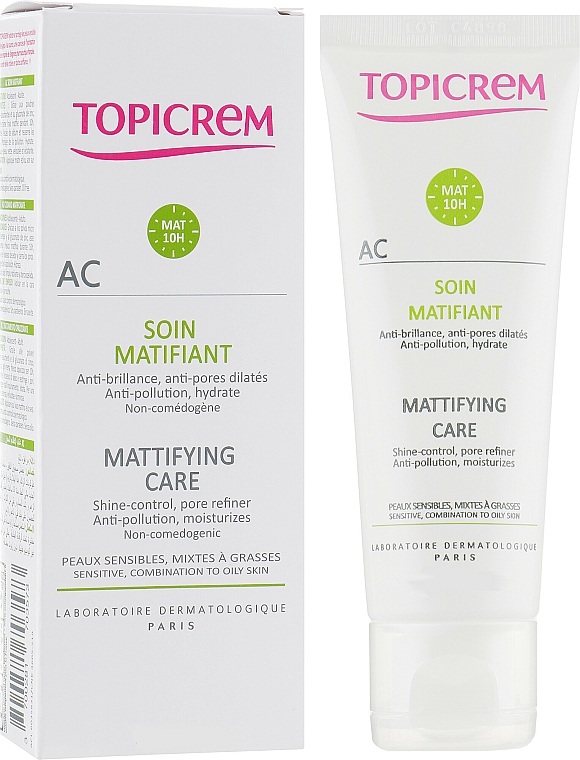 Топикрем CARE PRODUCTS Topicrem AC active care mattifying 40 ml 3573