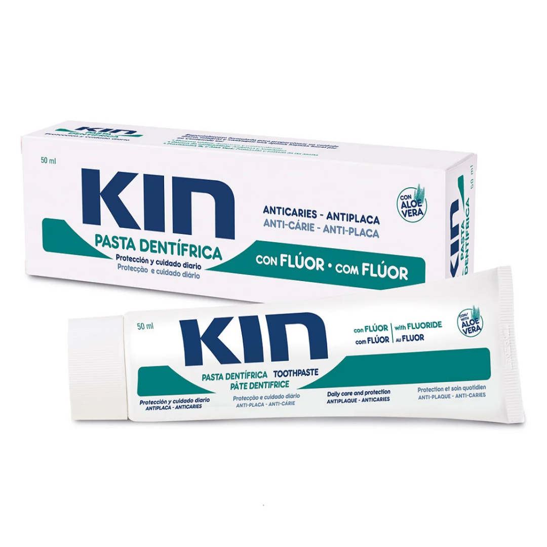 Кин CARE PRODUCTS Kin toothpaste with fluorine and aloe 50ml 1246