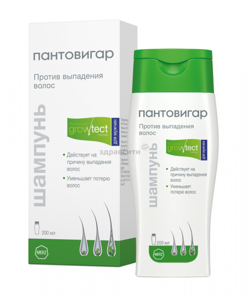 Пантогар CARE PRODUCTS Pantogar anti-hair loss shampoo for men 200ml
