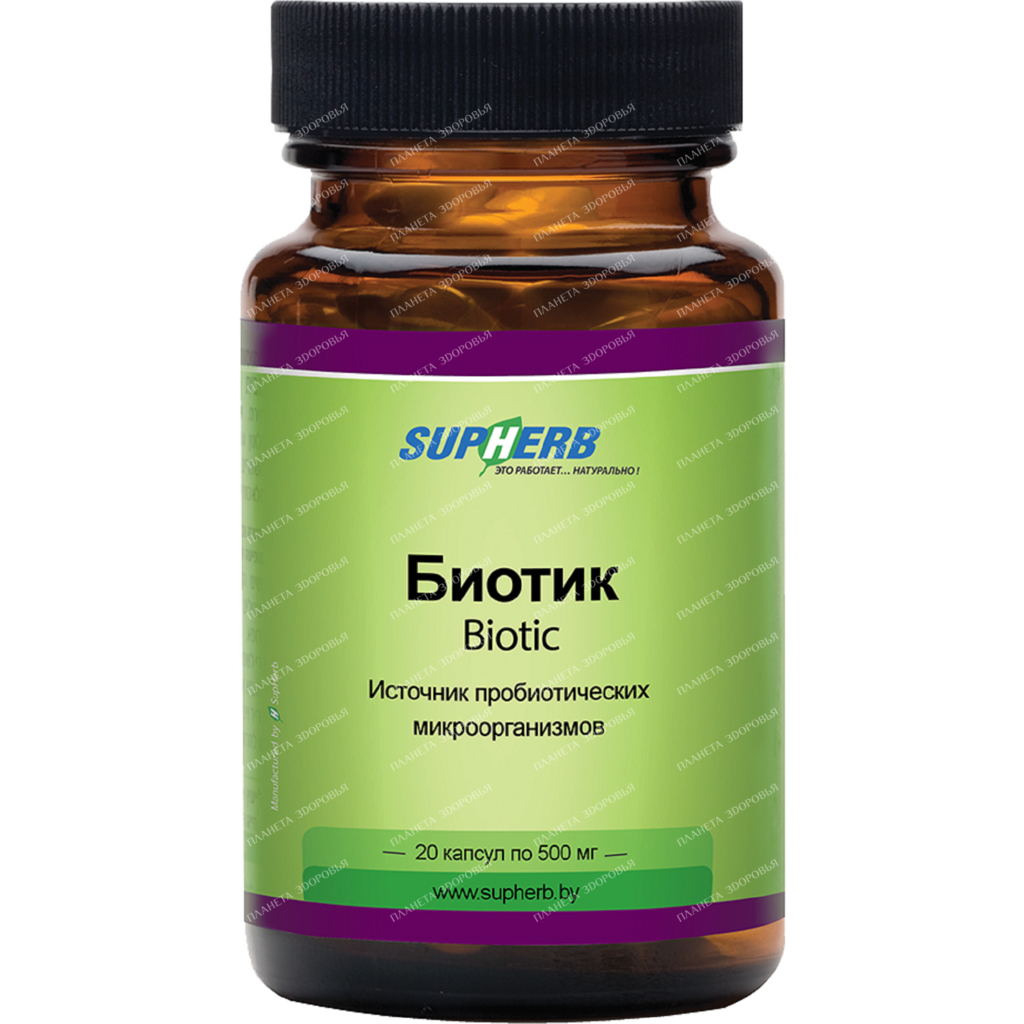 Биотик MEDICINES Biotic capsules 500mg x 20