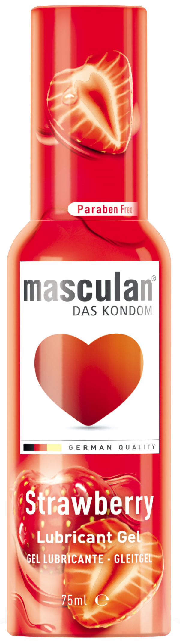 Маскулан MEDICAL SUPPLIES Masculan gel lubricant dispenser Strawberry 75ml