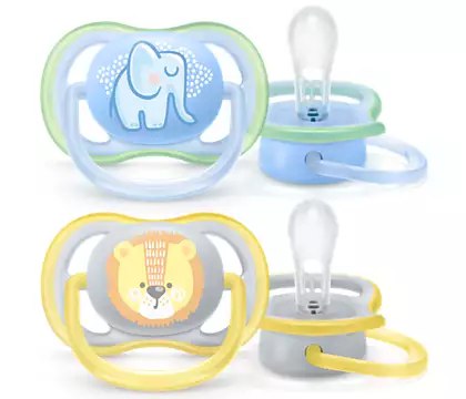 Авент FOR KIDS Avent silicone soothers 0-6 months #085/01