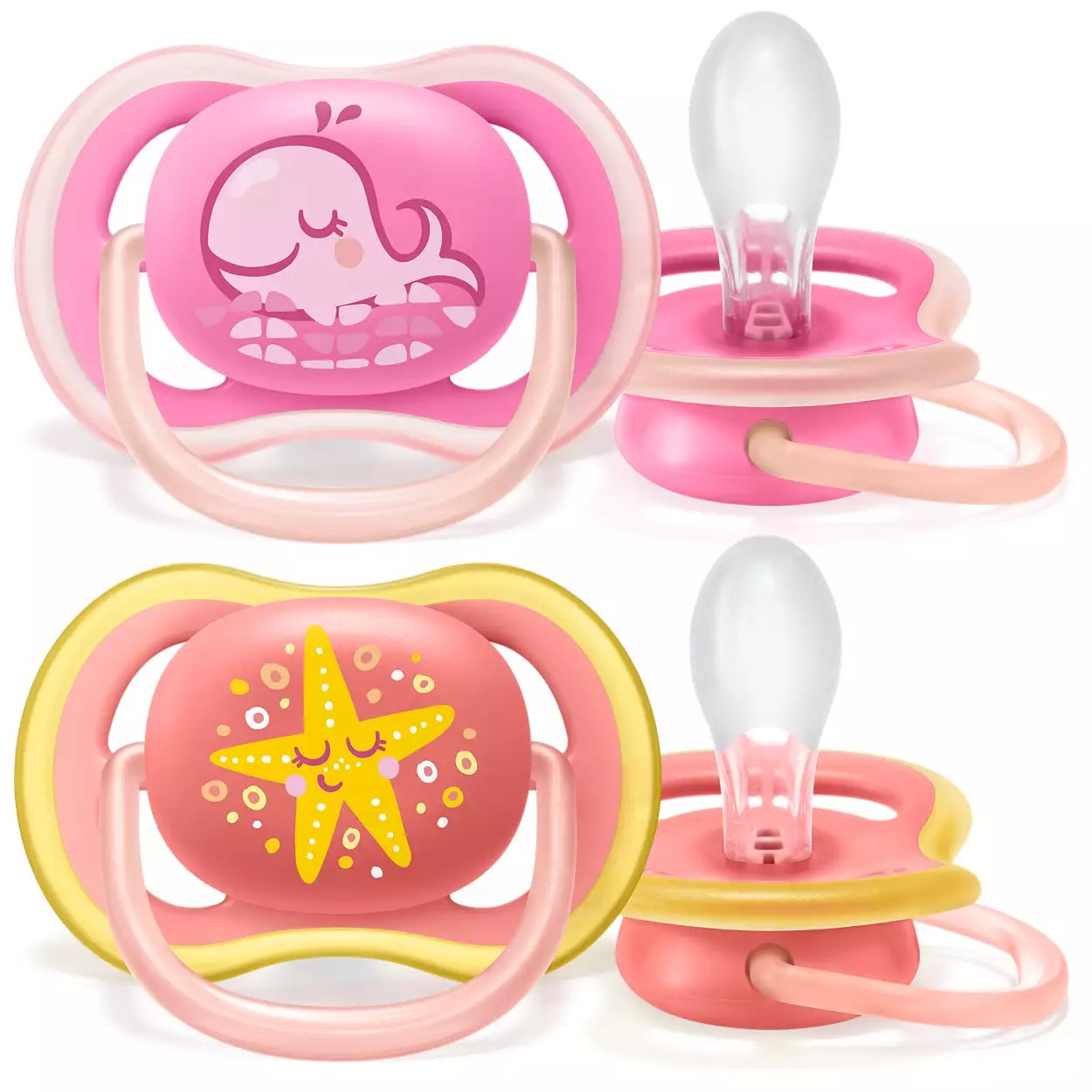 Авент FOR KIDS Avent silicone soothers 6-18 months #085/04