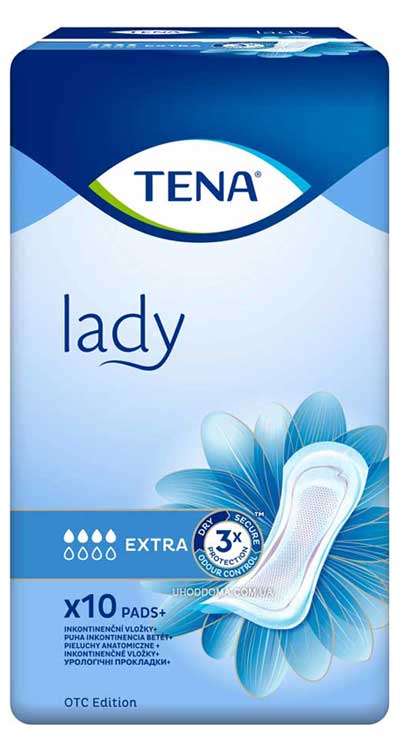 Тена CARE PRODUCTS Tena pads urological Lady extra N10