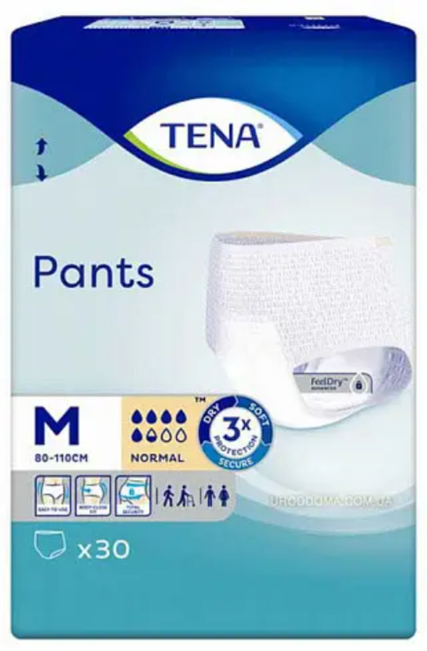 Тена CARE PRODUCTS Tena slip plus pants medium 6 drops, 30pcs