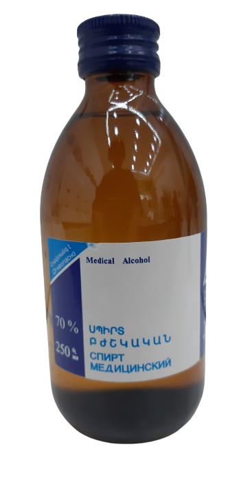 Спирт MEDICINES Medical alcohol 70% 250ml