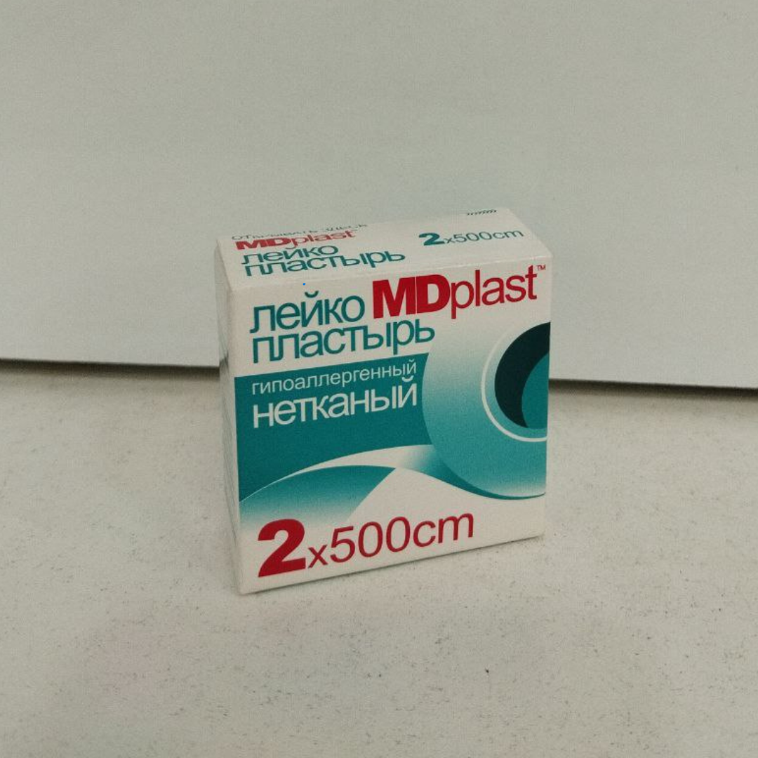 Лейкопластырь ԲԺՇԿԱԿԱՆ ՊԱՐԱԳԱՆԵՐ Սպեղանի MD plast 2x500 թղթե