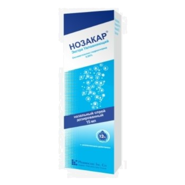 Нозакар MEDICINES Nosacare Extra Moisturizing nasal spray 0,05% 15ml