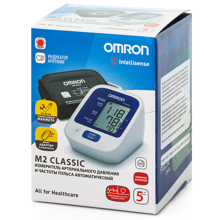 Тонометр MEDICAL SUPPLIES Automatic M2 Classic tonometer + adapter