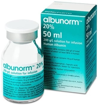 Альбунорм MEDICINES Albunorm solution 20% 50ml