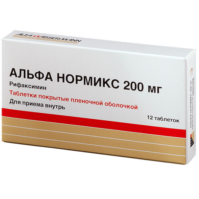 Альфа MEDICINES Alfa Normix tablets 200mg x 12